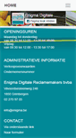 Mobile Screenshot of enigma.be
